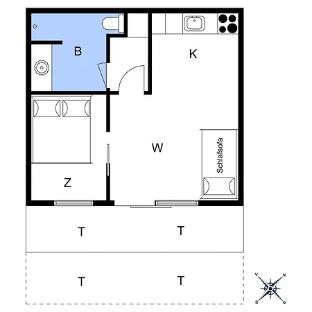 0291-romo-vestergade-3-ap-65 דירה Havneby